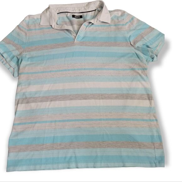 Alfani Mens Striped Polo‎ - Picture 1 of 2